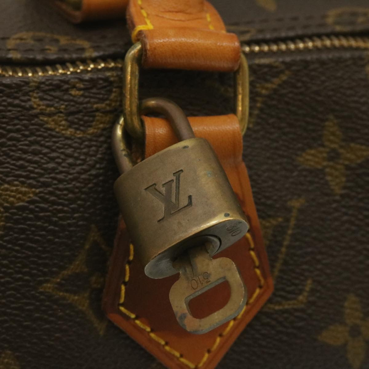 Louis Vuitton Gray Canvas Speedy 35 handbag bag