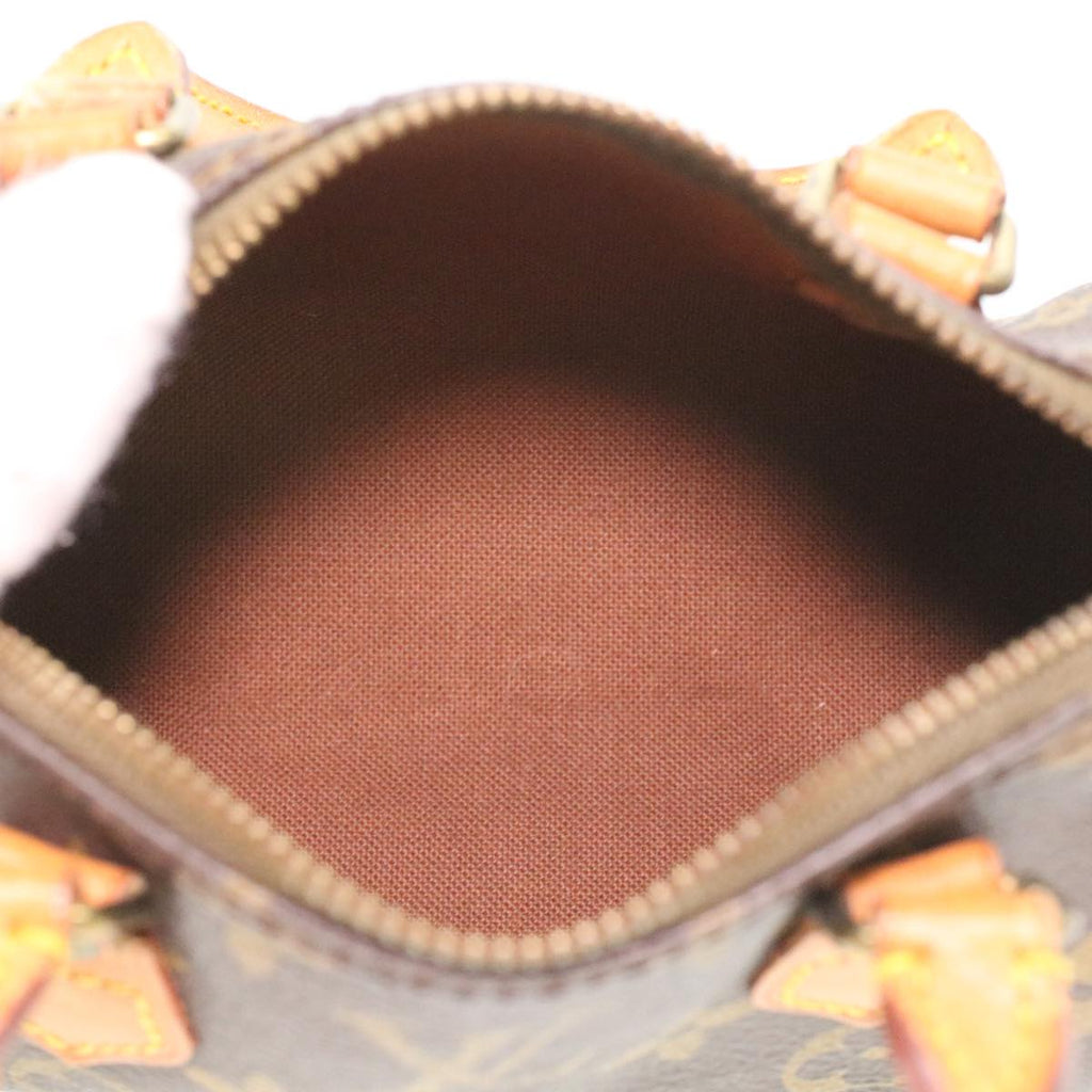 Louis Vuitton Brown Canvas Mini speedy handbag bag