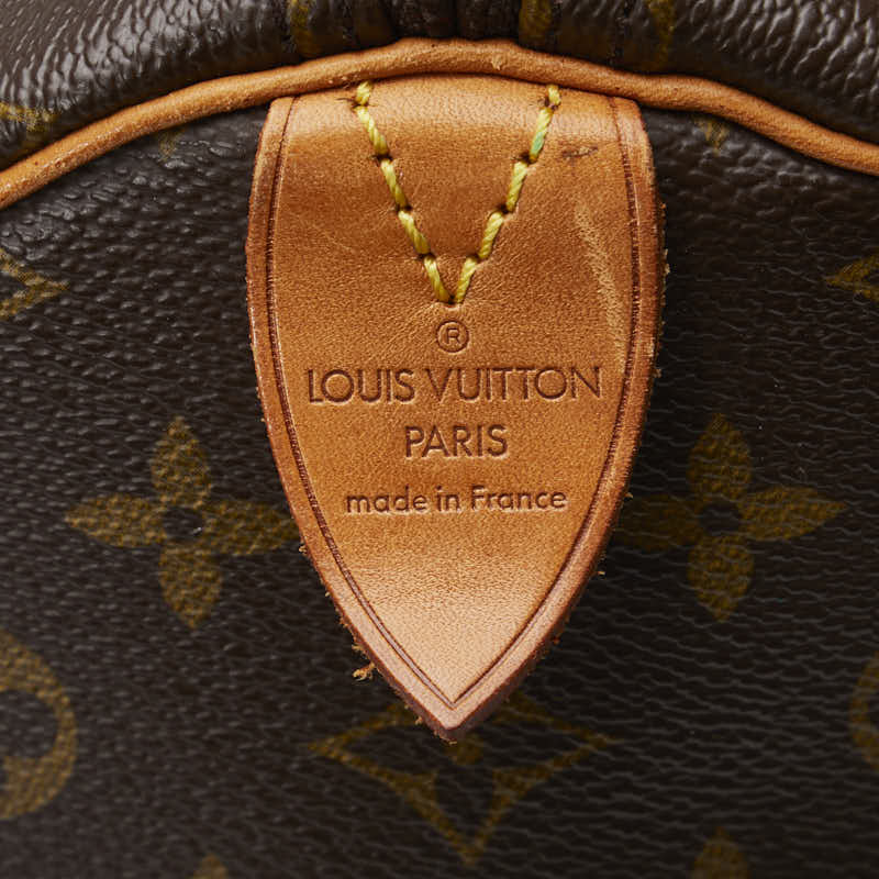 Louis Vuitton Monogram Keepall 55 Boston Bag Travel Bag M41424 Brown
