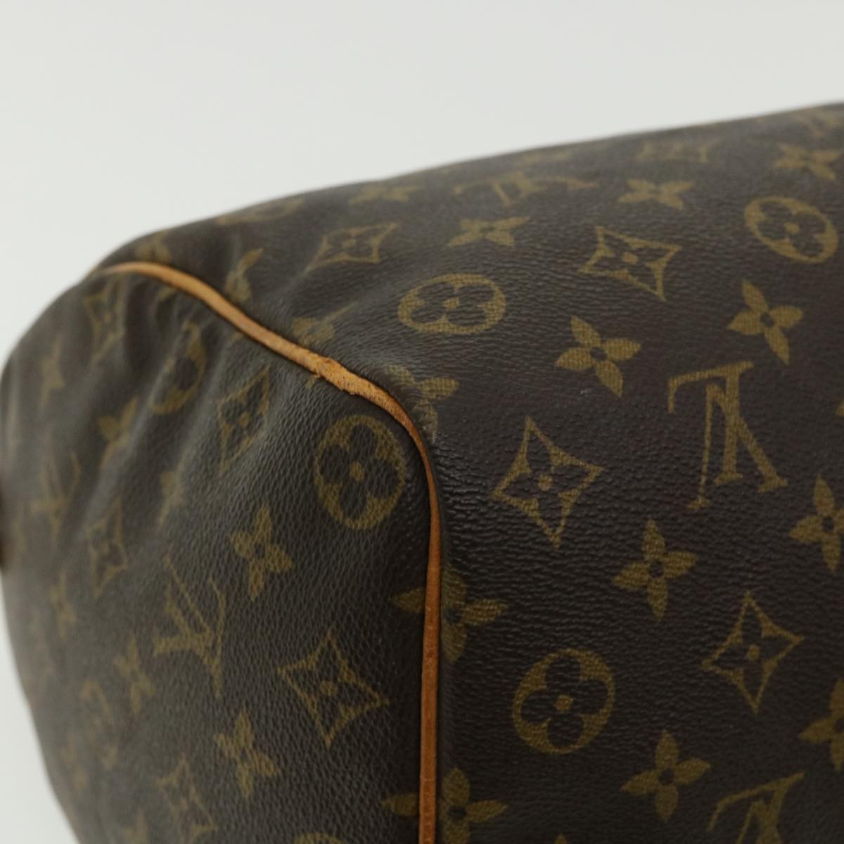 Louis Vuitton Brown Canvas Speedy 35 handbag bag