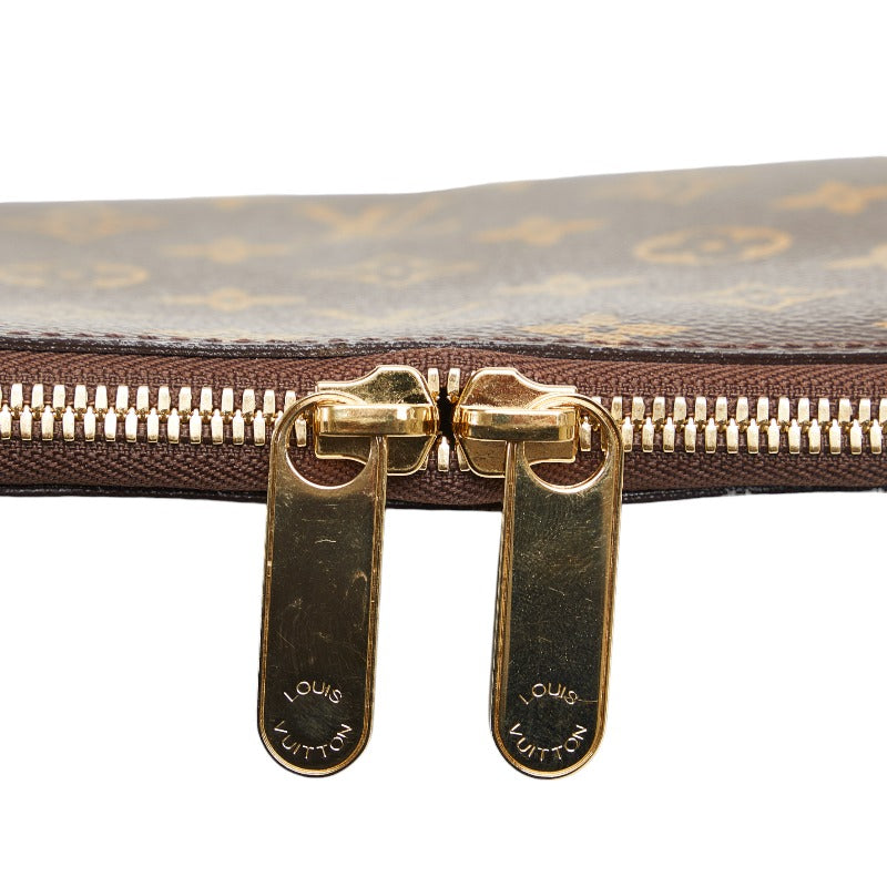 Louis Vuitton Monogram Etui 5 Cravat Cravat M47535 Brown PVC Leather Men Louis Vuitton