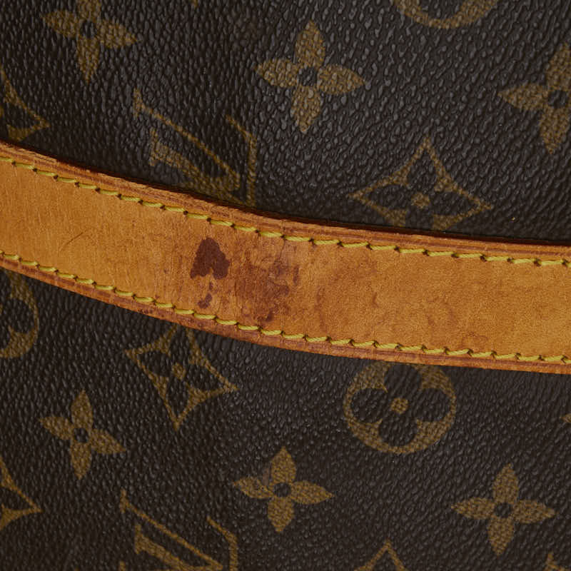 Louis Vuitton Monogram Keepall Bandouliere 45 Boston Bag M41418 Brown