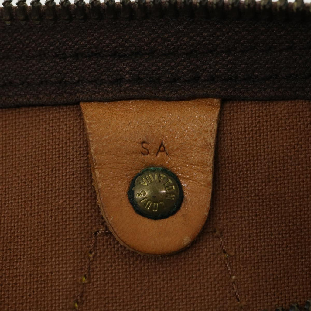 Louis Vuitton Brown Canvas Speedy 35 handbag bag