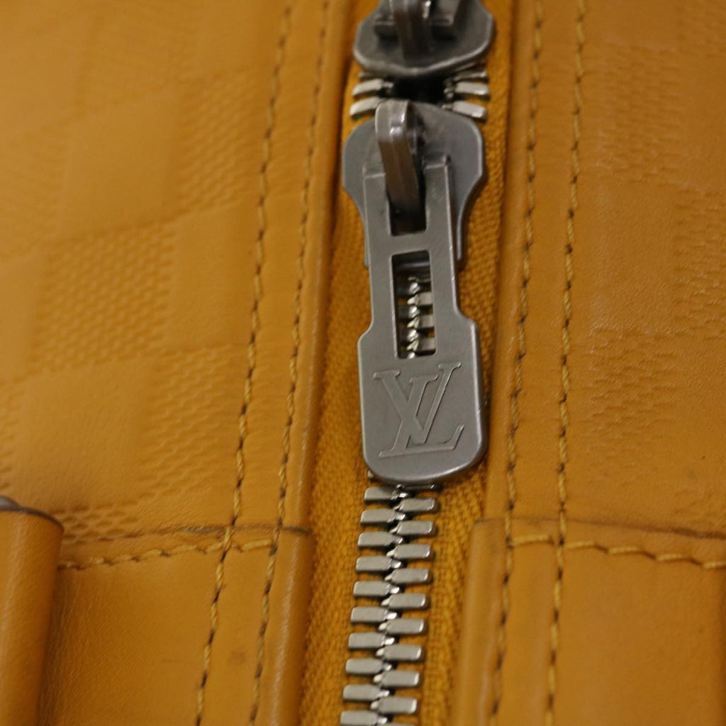 Louis Vuitton Yellow Leather Keepall 45 travel bag