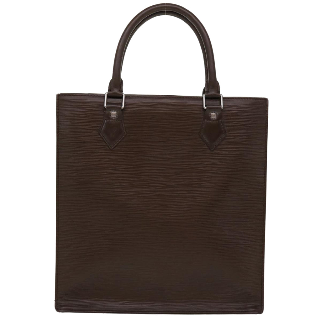 Louis Vuitton Brown Leather Sac plat handbag bag