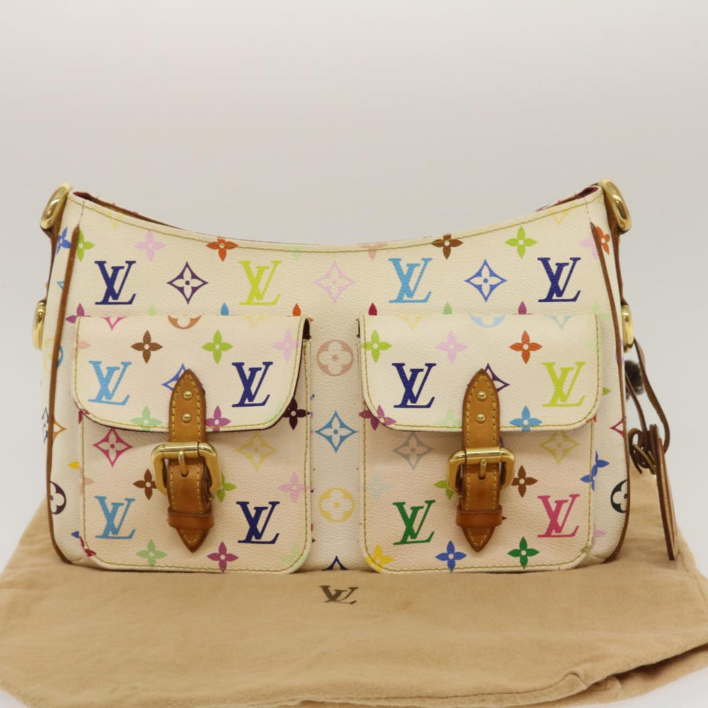 Louis Vuitton White Canvas Lodge shoulder bag