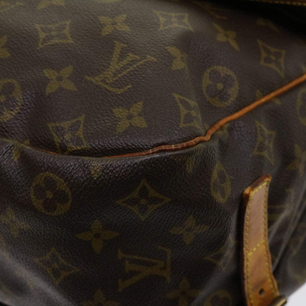 Louis Vuitton Brown Canvas Saumur 35 shoulder bag