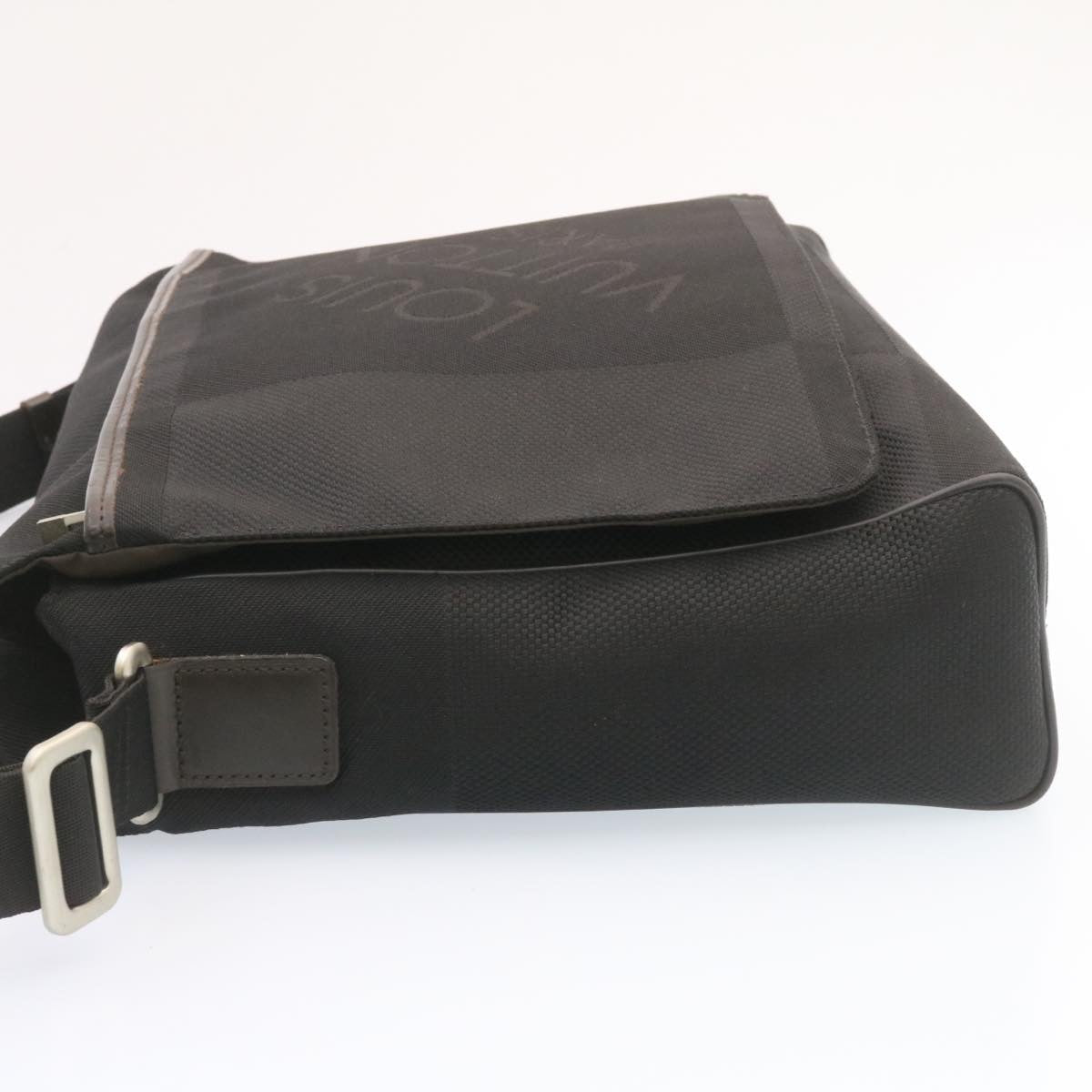 Louis Vuitton Black Canvas Petit messager shoulder bag