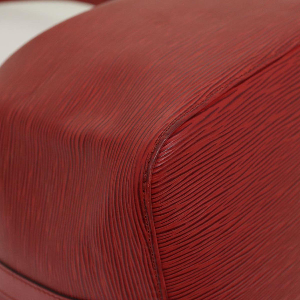 Louis Vuitton Red Leather Noe shoulder bag
