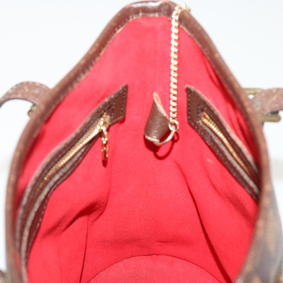 Louis Vuitton Brown Canvas Bucket shoulder bag
