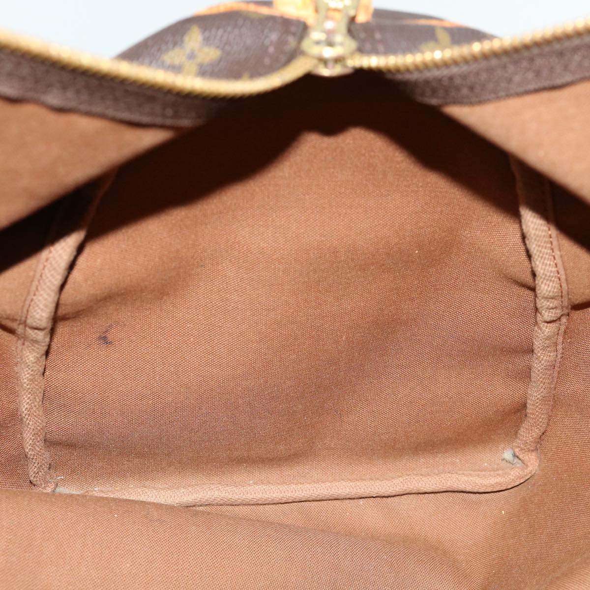 Louis Vuitton Brown Canvas Keepall 45 travel bag