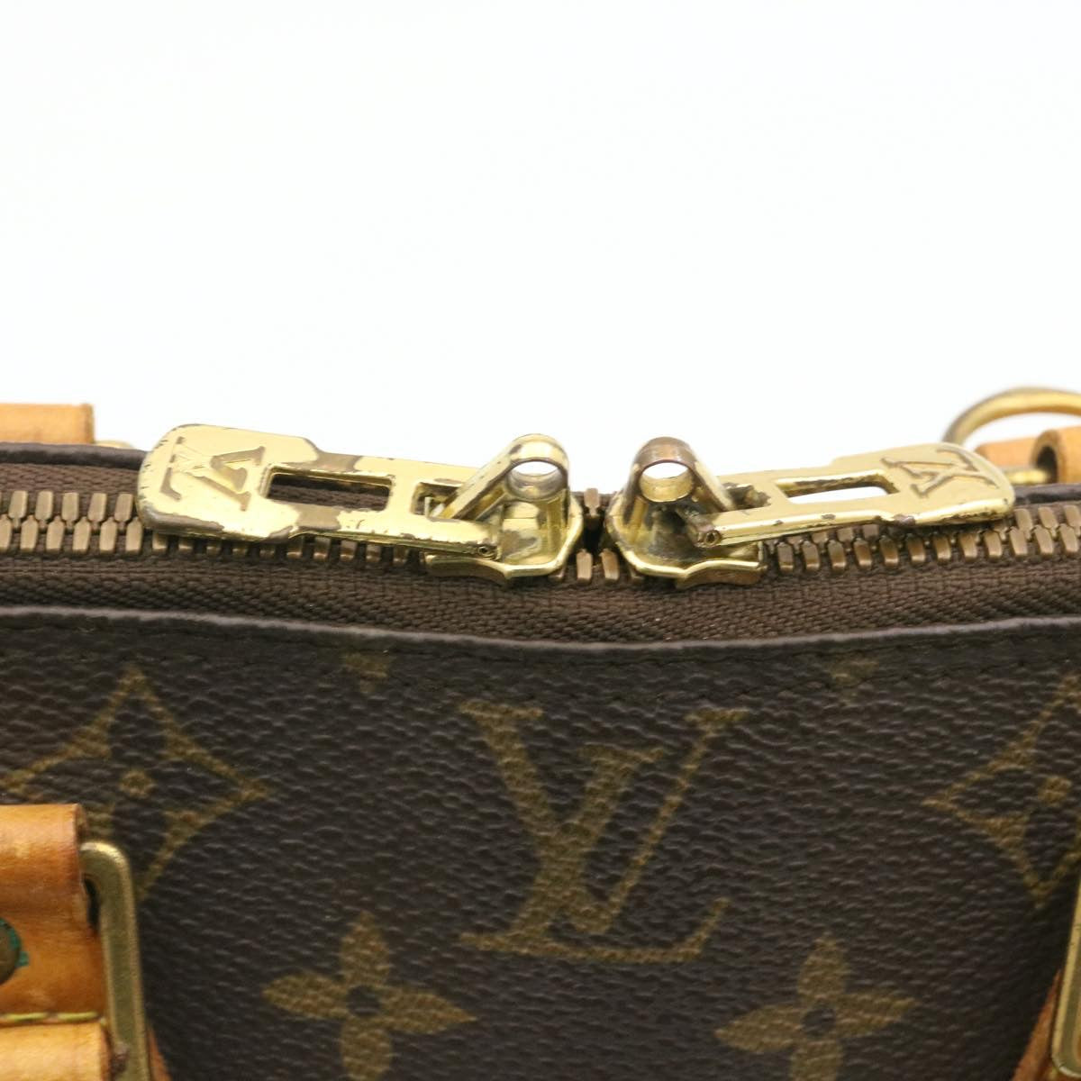 Louis Vuitton Brown Canvas Alma handbag bag