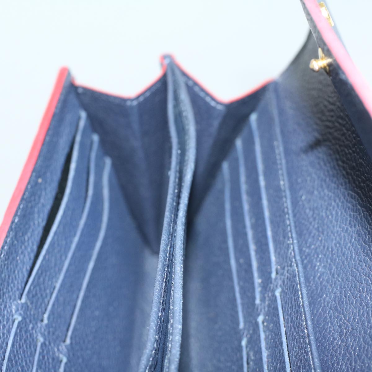 Louis Vuitton Navy Leather Pont Neuf wallet accessories