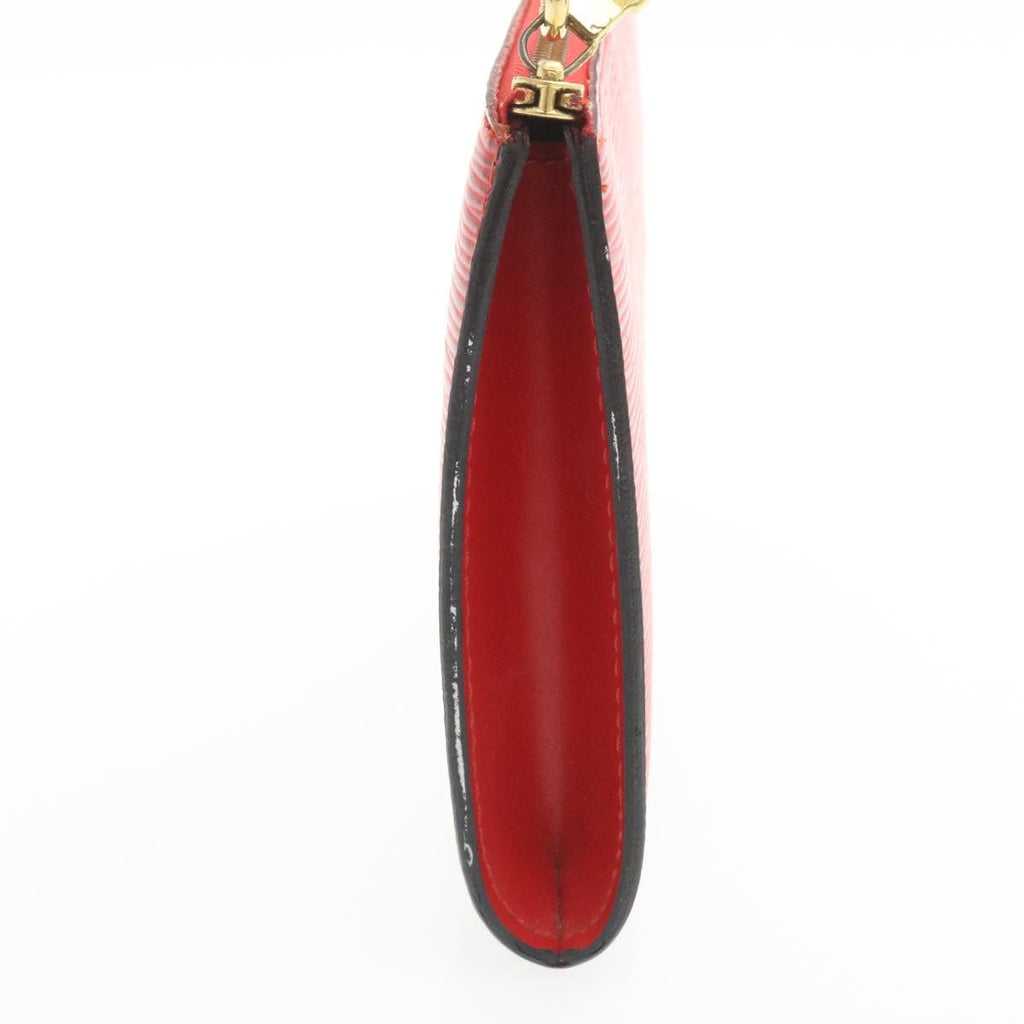 Louis Vuitton Red Leather Pochette accessoires handbag bag
