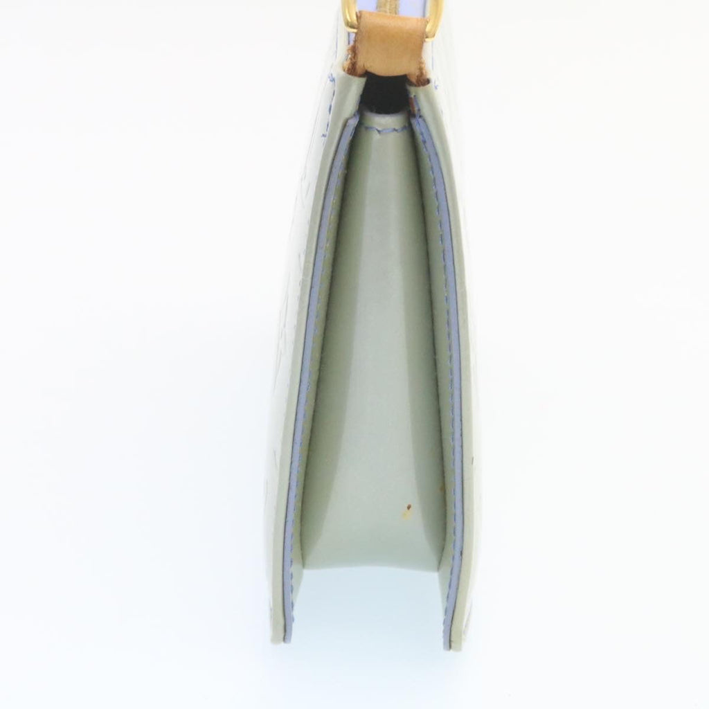 Louis Vuitton Light Blue Patent leather Lexington clutch bag