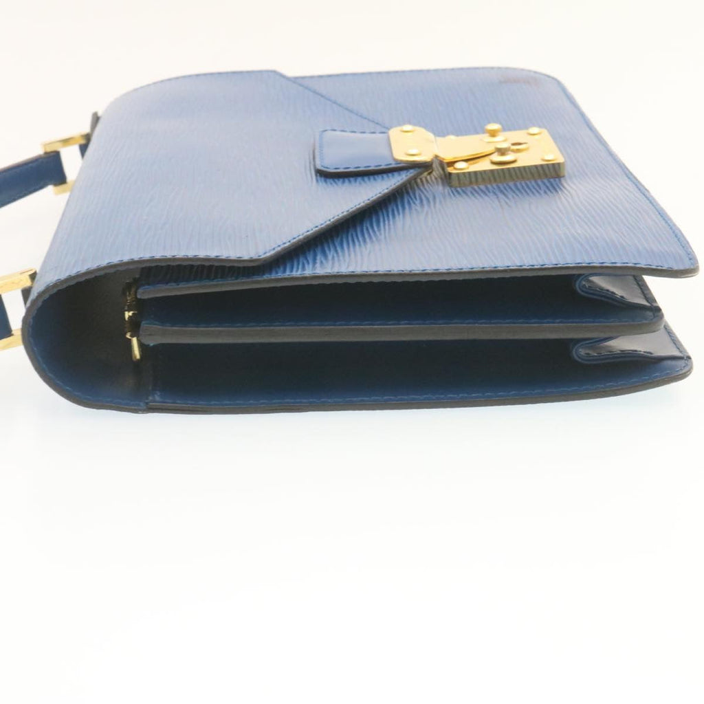 Louis Vuitton Blue Leather Concorde handbag bag