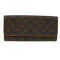 Louis Vuitton Brown Canvas Pochette Twin shoulder bag