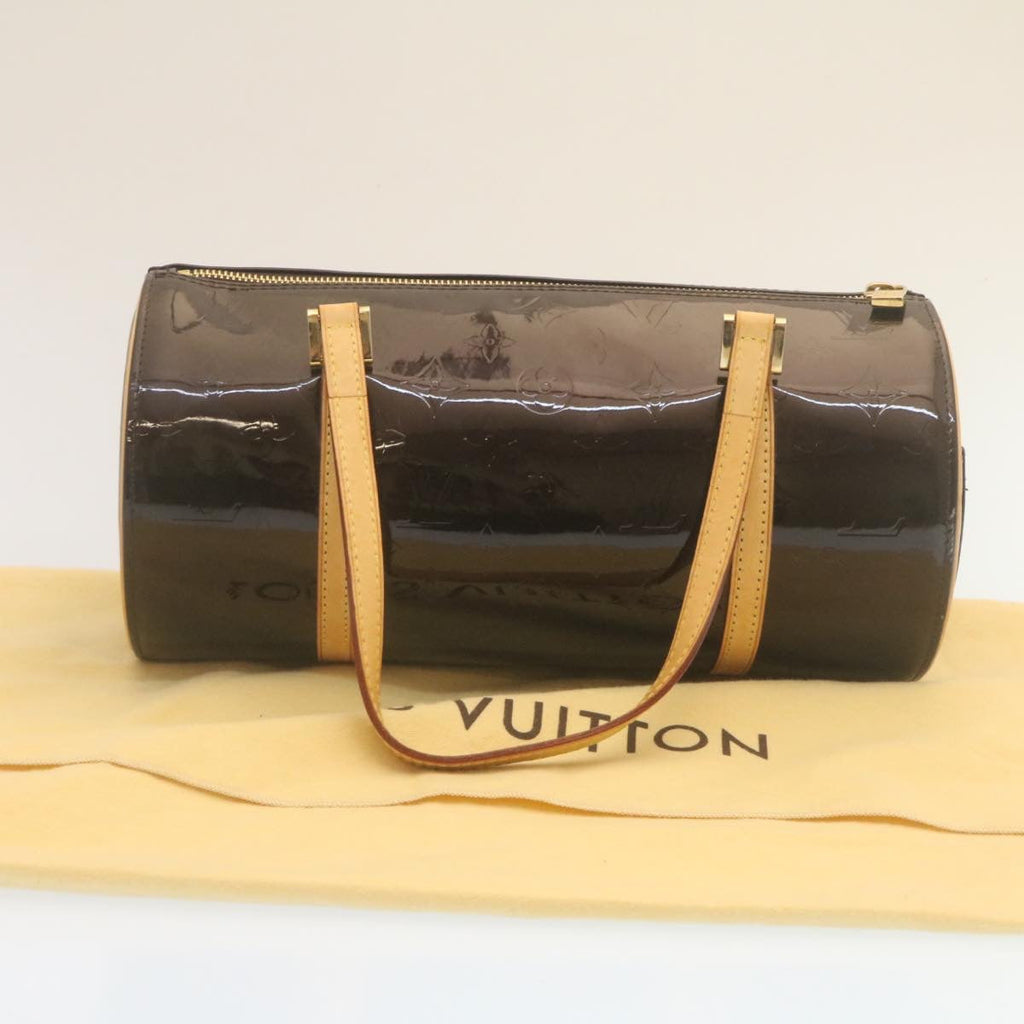 Louis Vuitton Anthracite Patent leather Bedford handbag bag