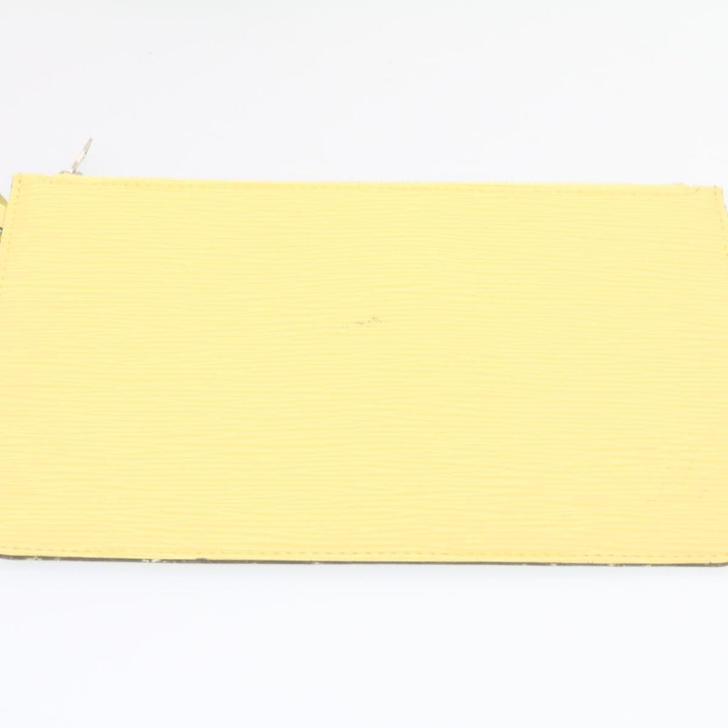 Louis Vuitton Yellow Leather Neverfull MM tote bag