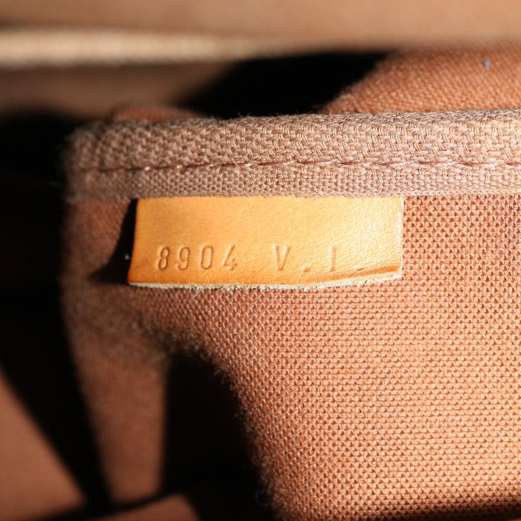 Louis Vuitton Brown Canvas Saumur 35 shoulder bag