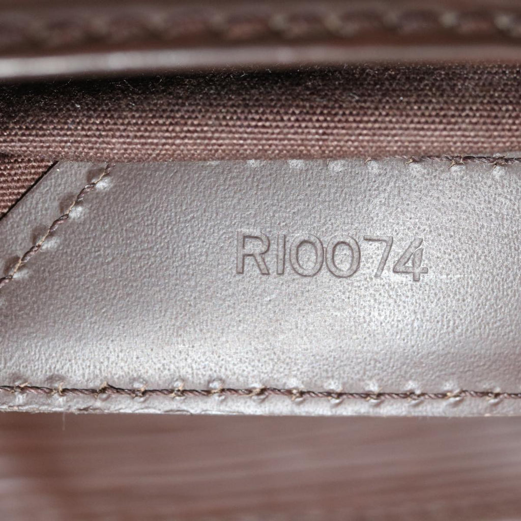 Louis Vuitton Brown Leather Sac plat handbag bag