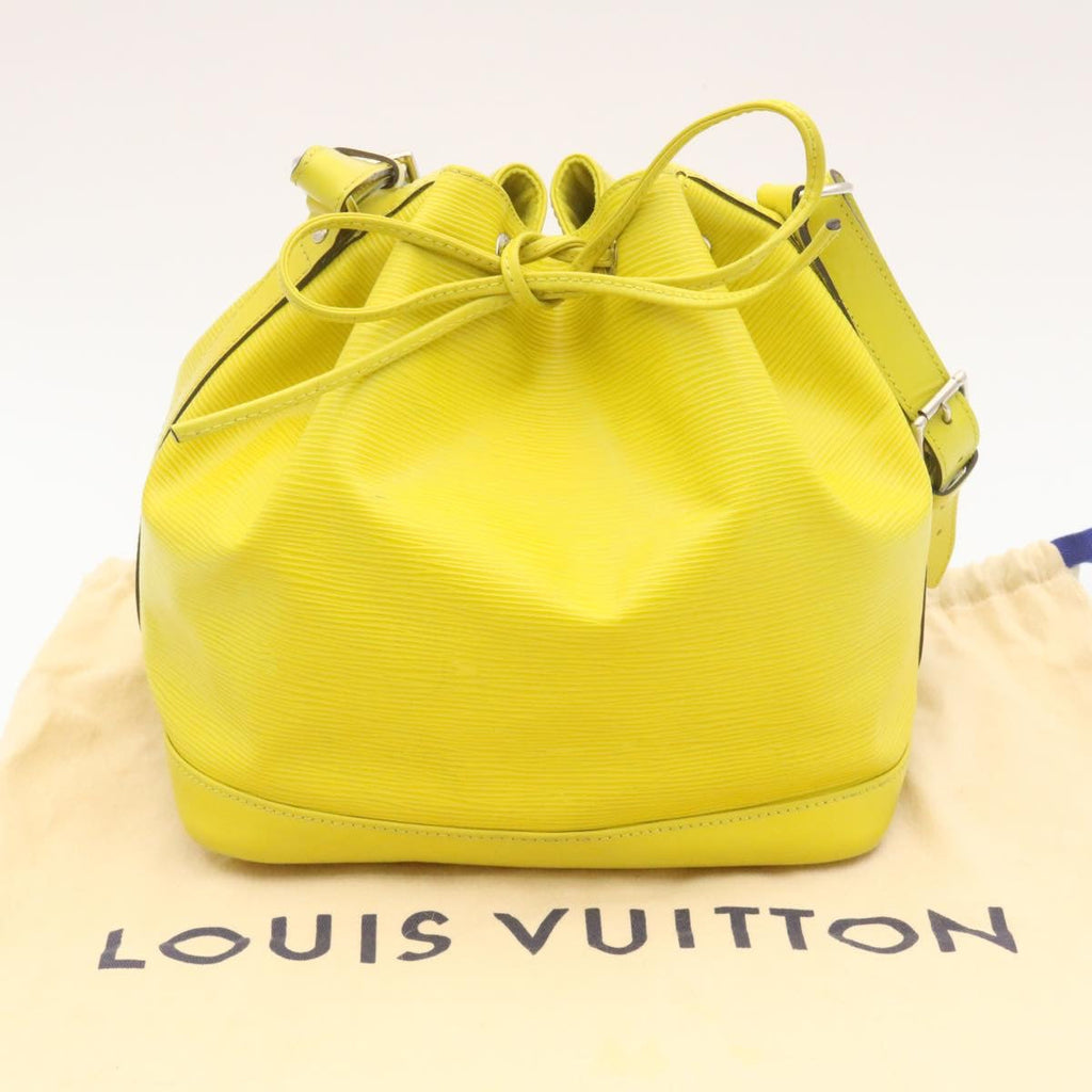 Louis Vuitton Yellow Leather Petit Noe shoulder bag