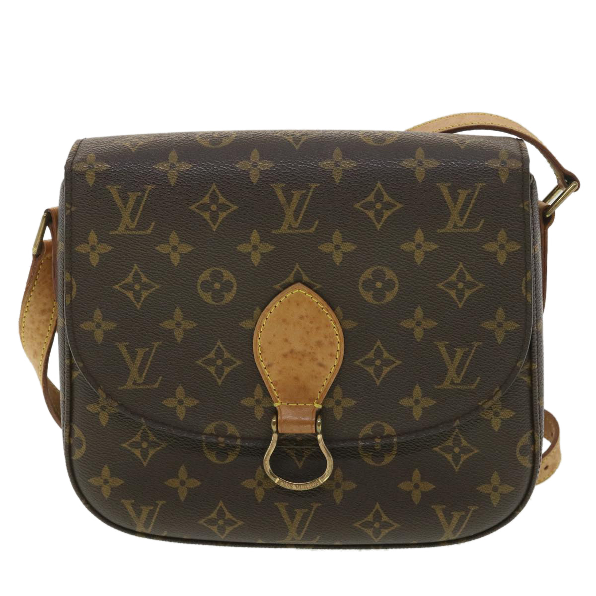 Louis Vuitton Brown Canvas Saint Cloud shoulder bag