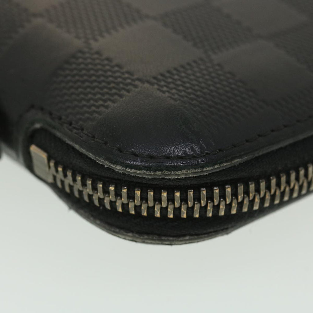 Louis Vuitton Black Leather Zippy wallet wallet accessories