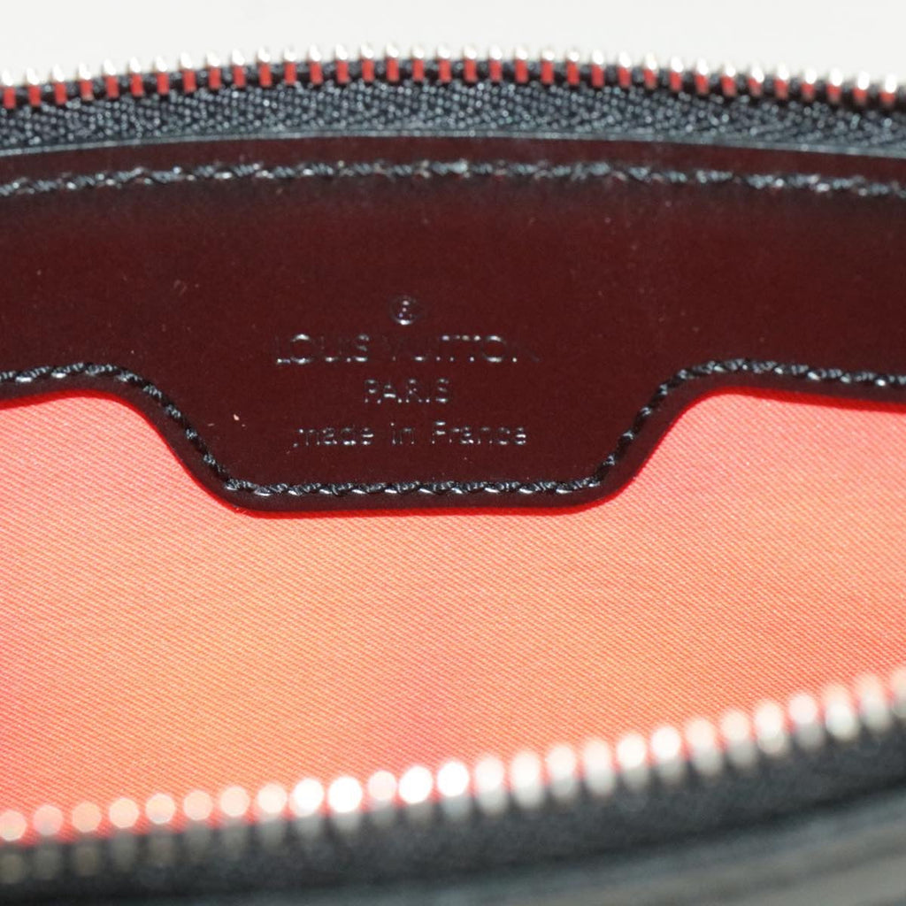 Louis Vuitton Black Steel Pochette accessoires clutch bag