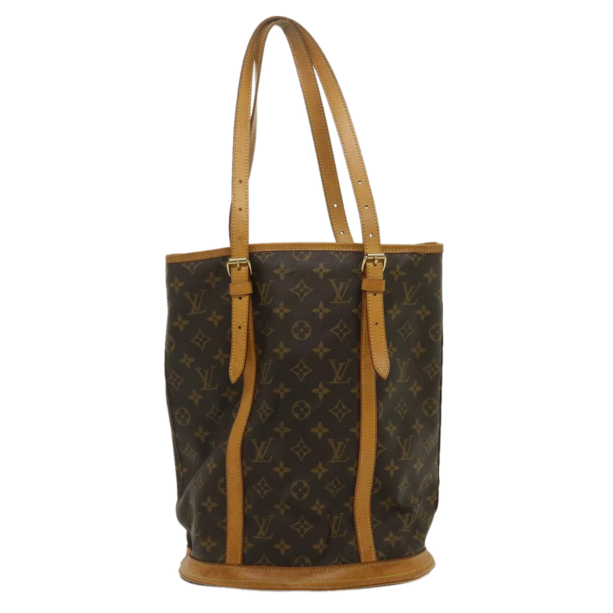 Louis Vuitton Gray Canvas Bucket GM shoulder bag
