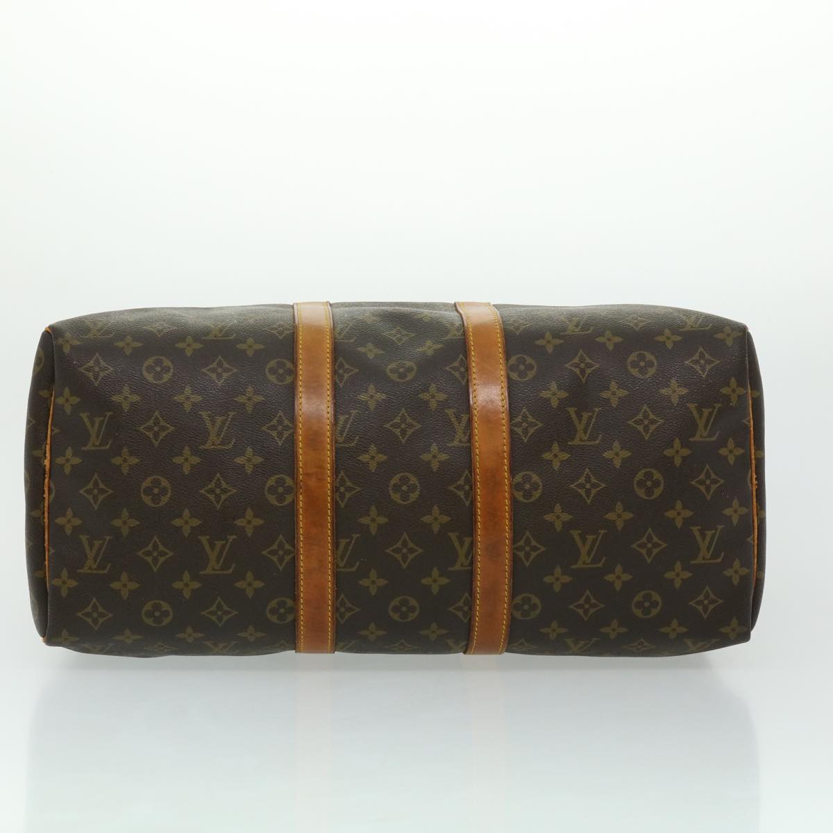 Louis Vuitton Brown Canvas Keepall 45 travel bag