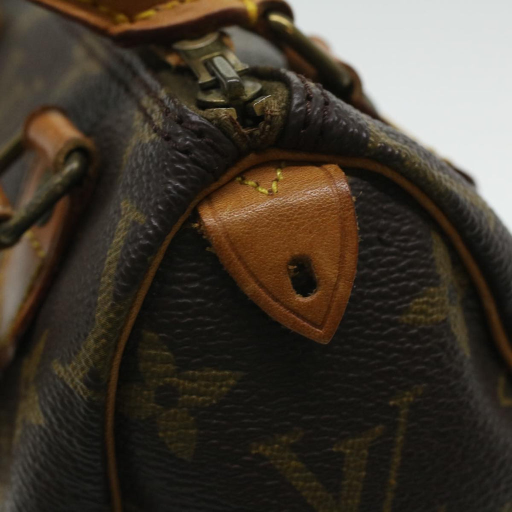 Louis Vuitton Brown Canvas Mini speedy handbag bag
