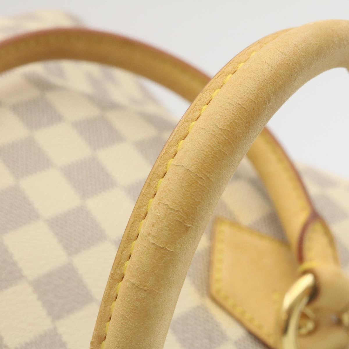 Louis Vuitton White Canvas Saleya shoulder bag
