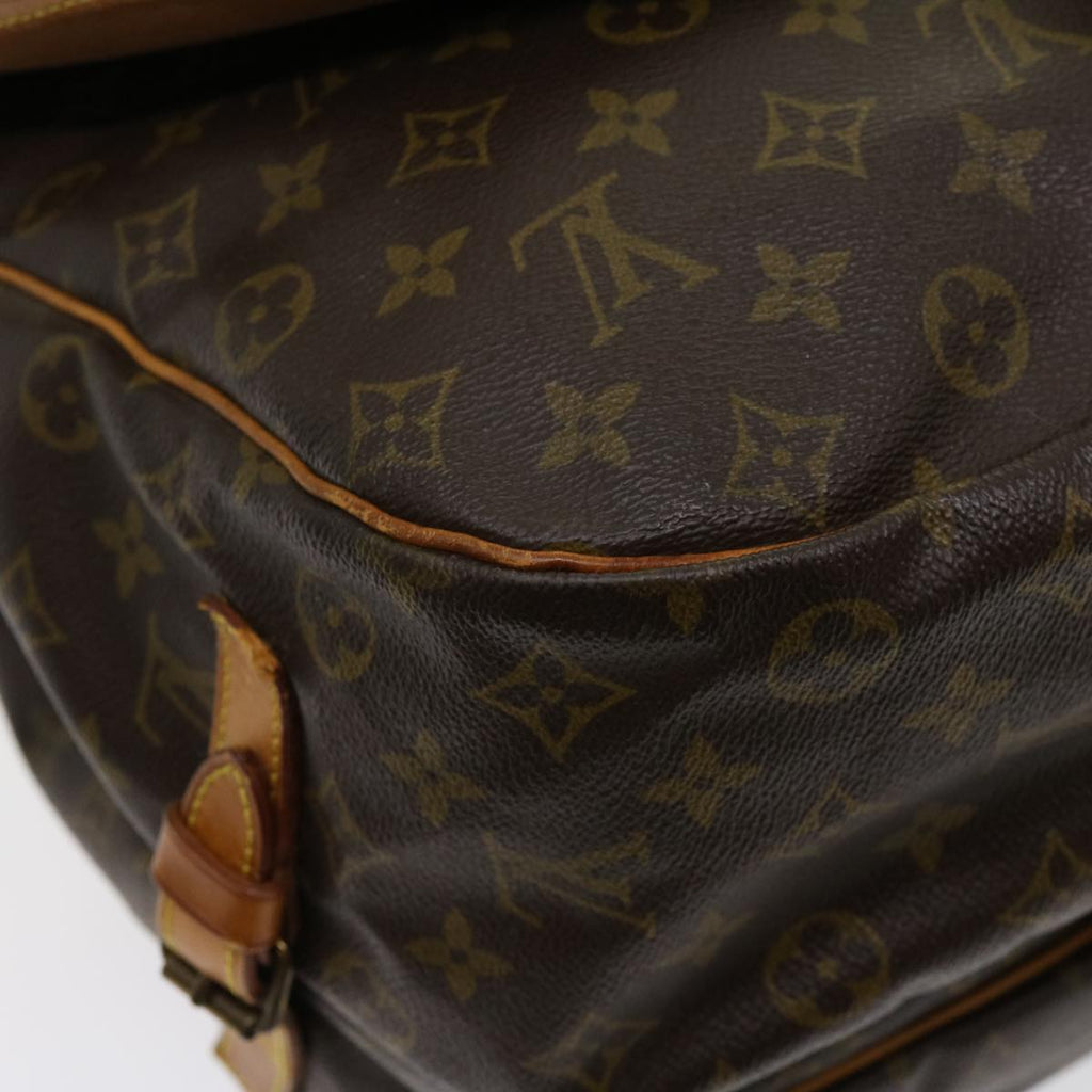 Louis Vuitton Brown Canvas Saumur 35 shoulder bag
