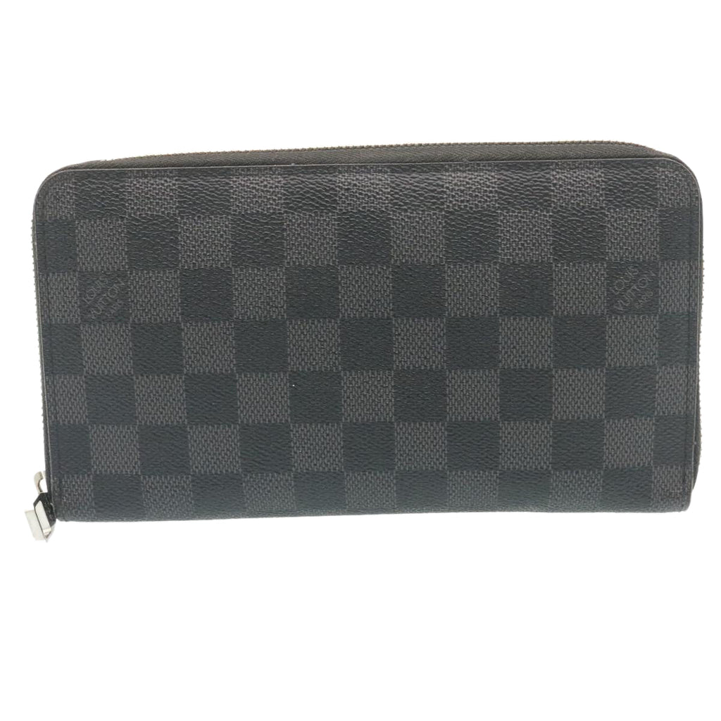 Louis Vuitton Navy Canvas Zippy Wallet Vertical wallet accessories