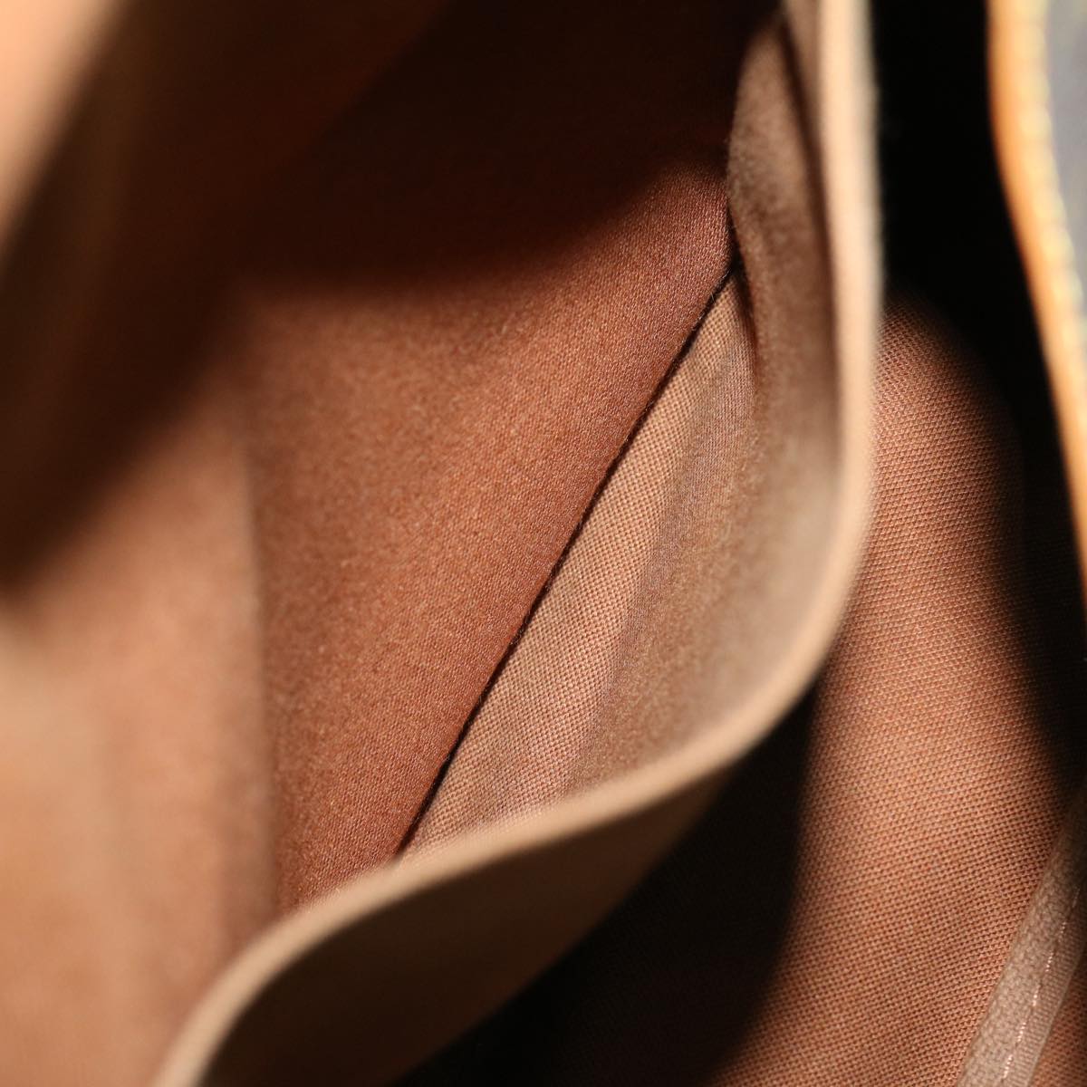 Louis Vuitton Brown Canvas Saumur 35 shoulder bag