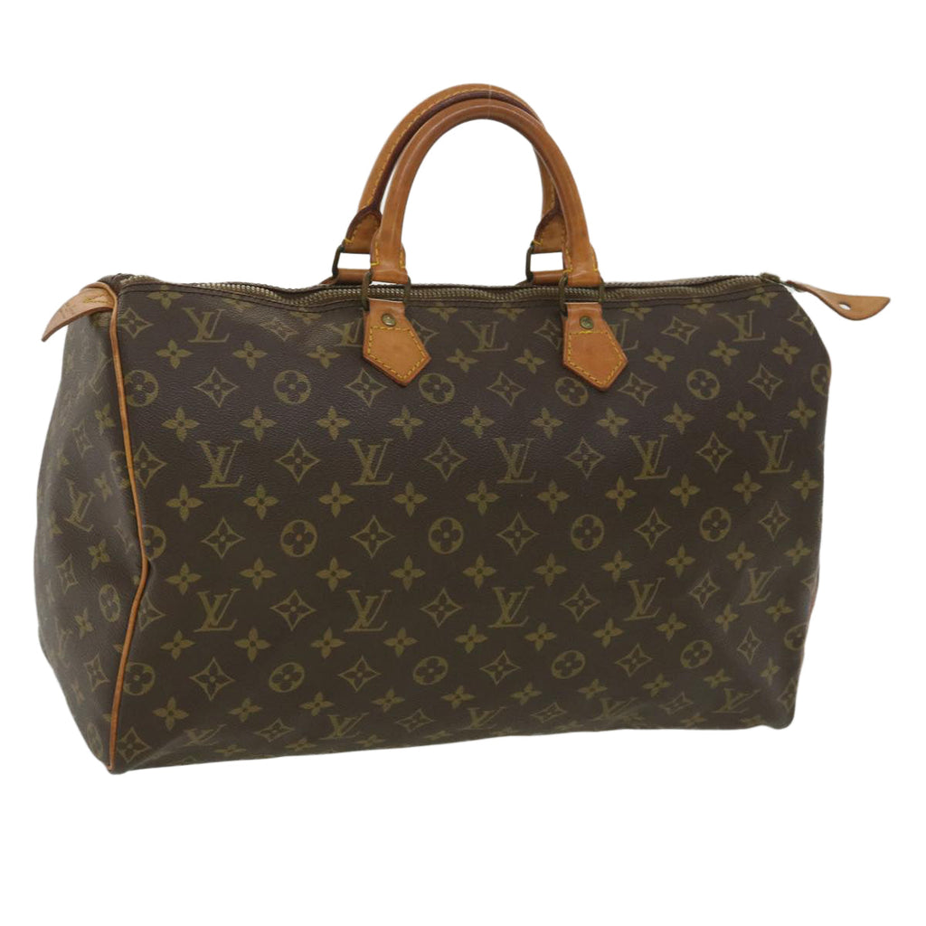 Louis Vuitton Brown Canvas Speedy 40 travel bag