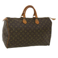 Louis Vuitton Brown Canvas Speedy 40 travel bag