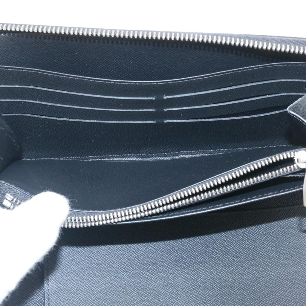 Louis Vuitton Navy Canvas Zippy Wallet Vertical wallet accessories