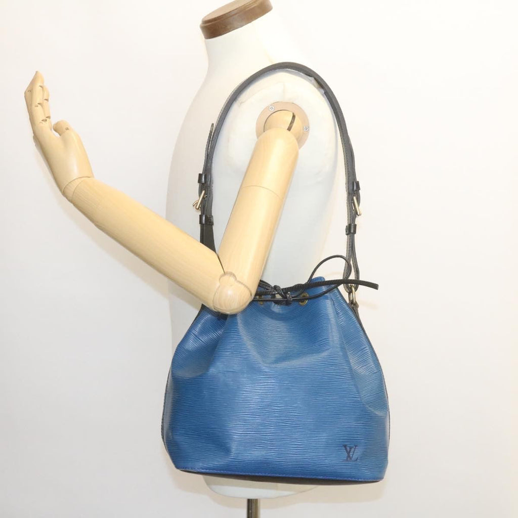 Louis Vuitton Bicolor Leather Petit Noe shoulder bag