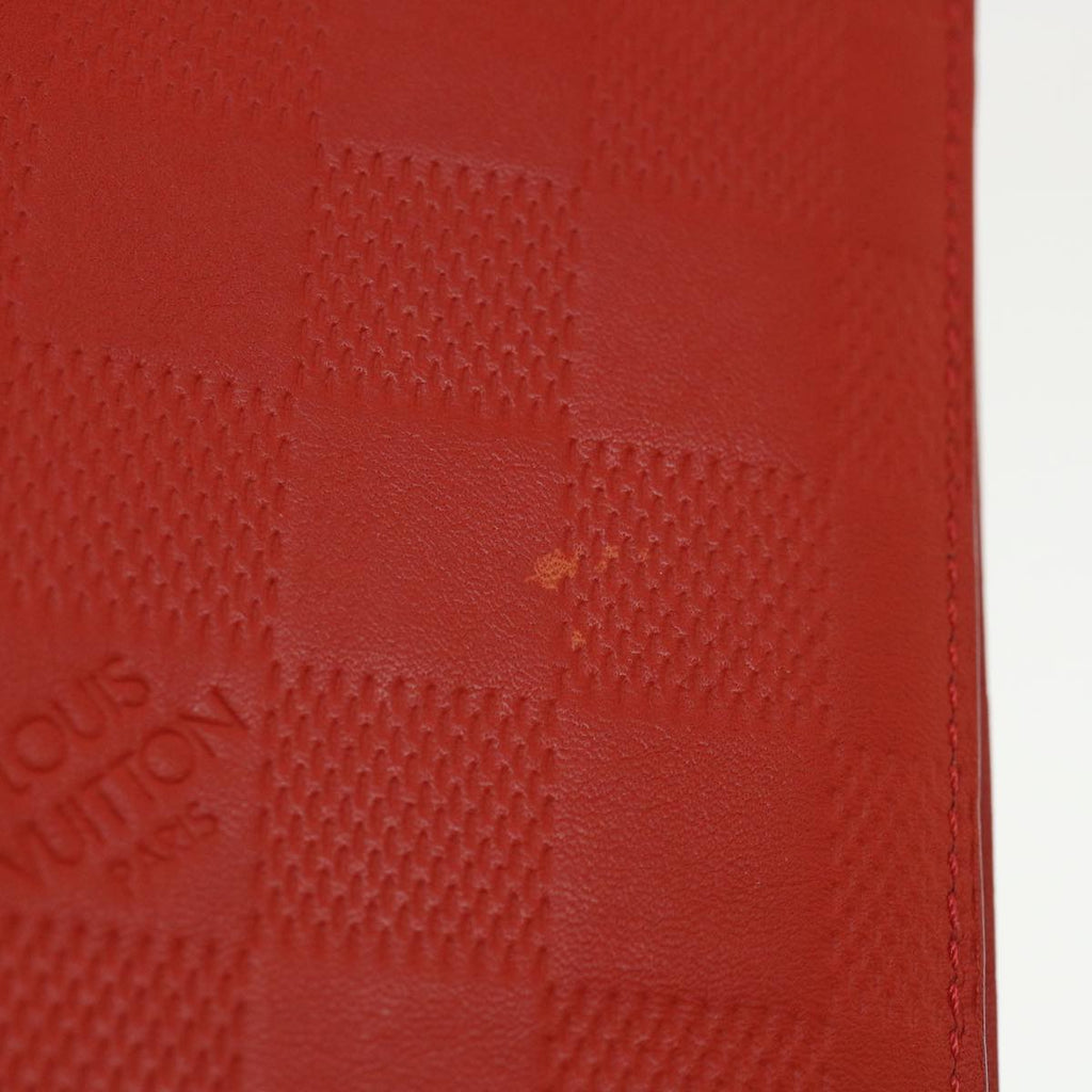 Louis Vuitton Orange Leather Brazza wallet accessories