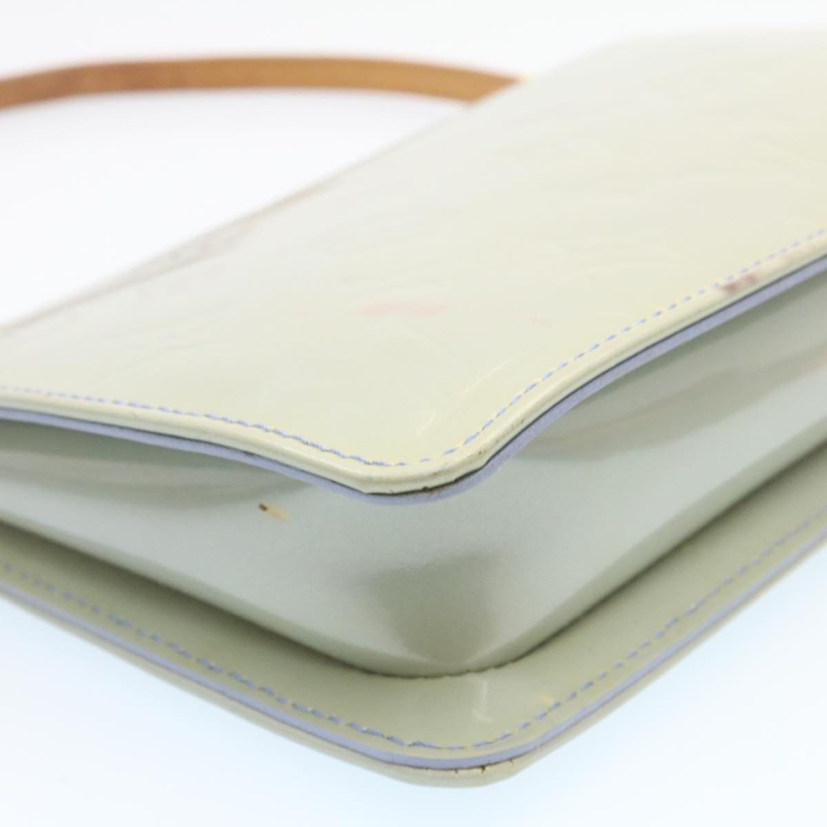 Louis Vuitton Light Blue Patent leather Lexington clutch bag