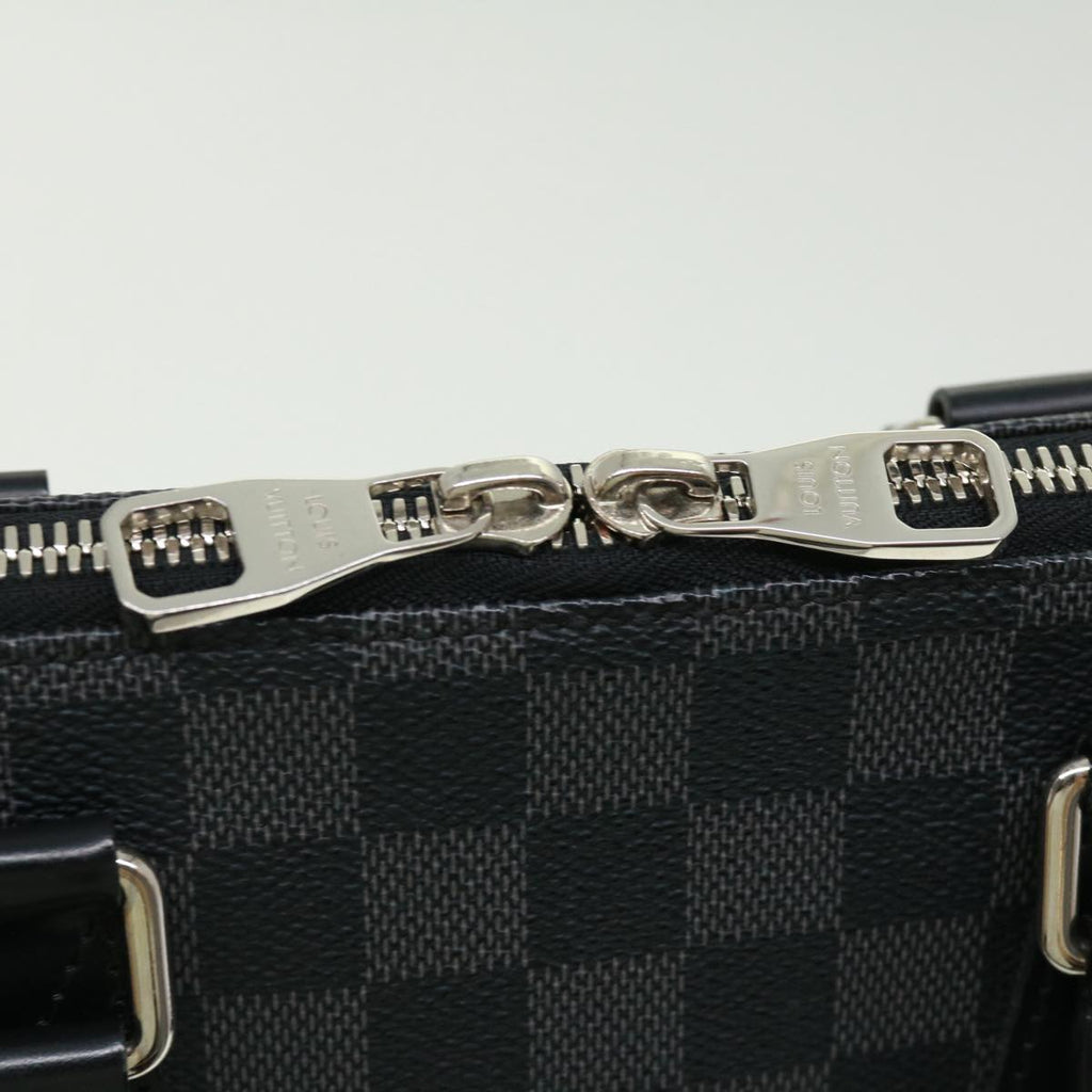 Louis Vuitton Black Canvas Porte documents Jour briefcase bag