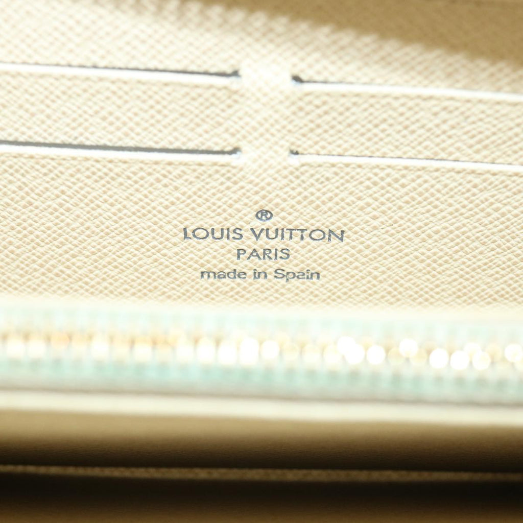 Louis Vuitton Turquoise Canvas Zippy wallet wallet accessories