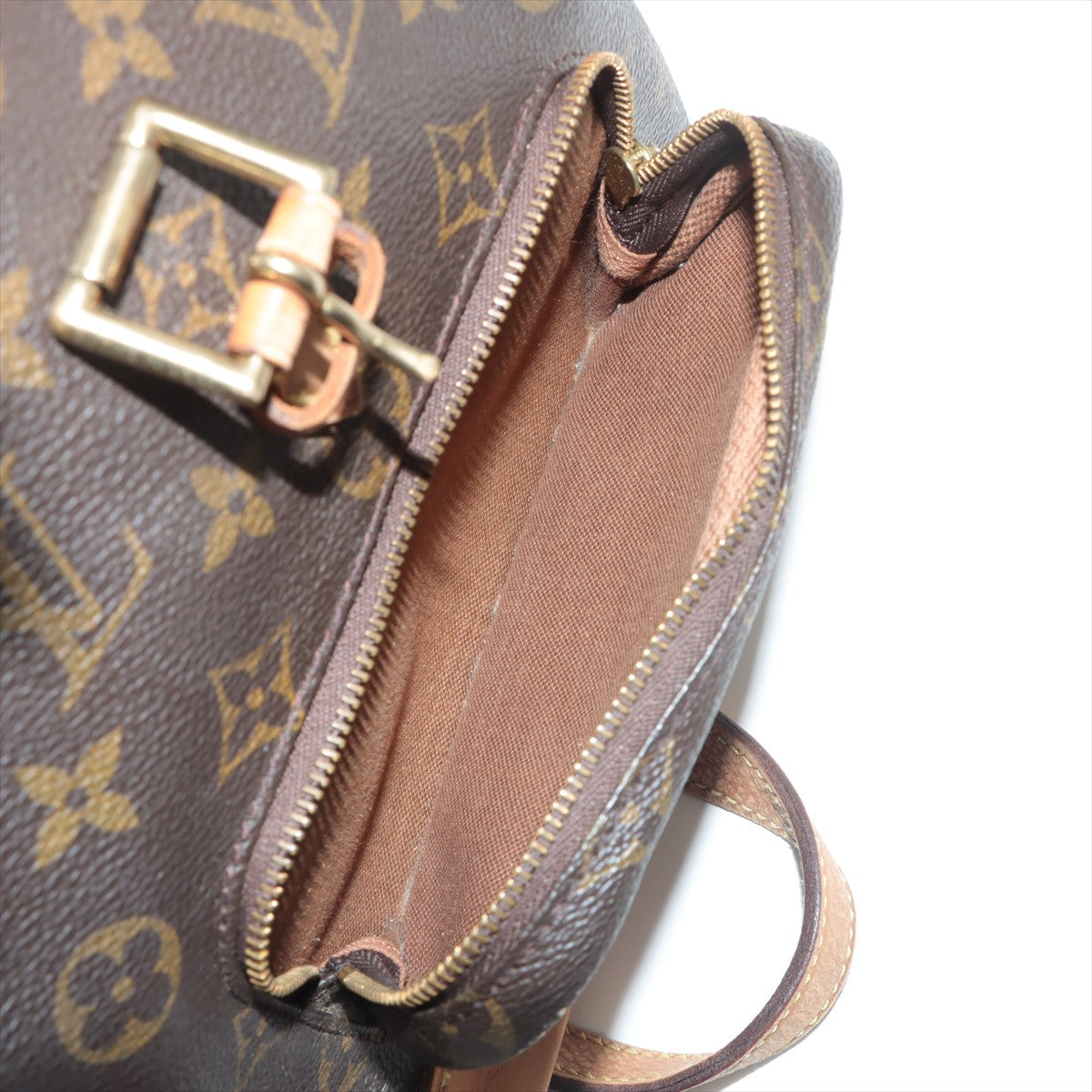 Louis Vuitton Brown Leather Montsouris shoulder bag