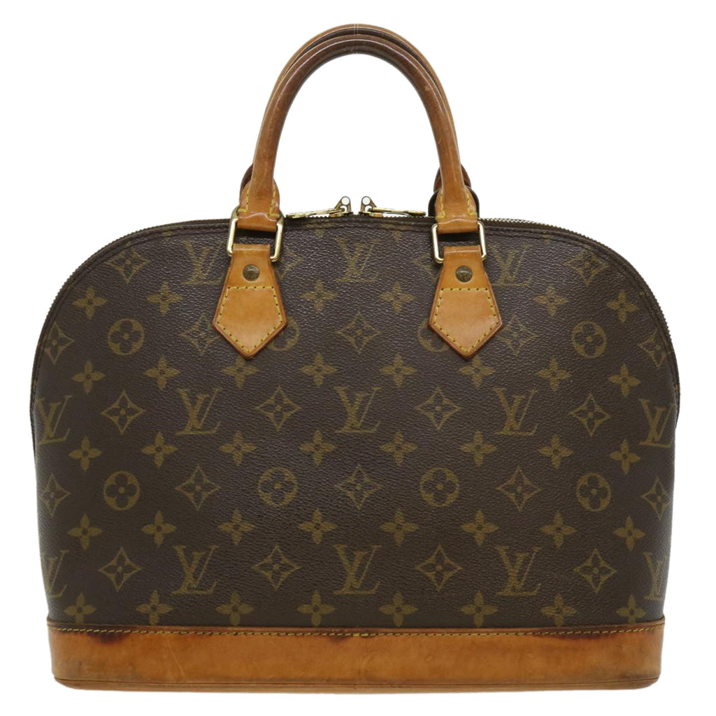 Louis Vuitton Brown Canvas Alma handbag bag