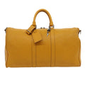 Louis Vuitton Yellow Leather Keepall 45 travel bag