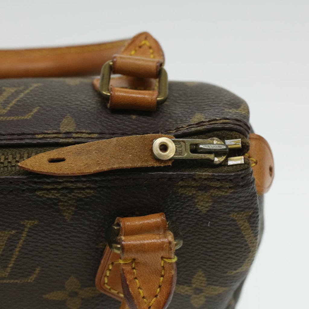 Louis Vuitton Brown Canvas Mini speedy handbag bag