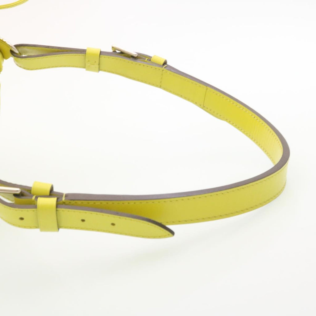 Louis Vuitton Yellow Leather Petit Noe shoulder bag