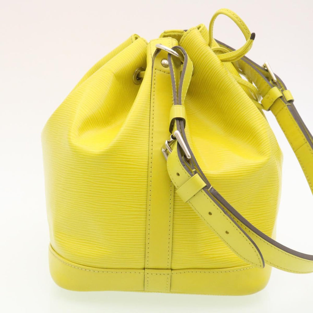 Louis Vuitton Yellow Leather Petit Noe shoulder bag